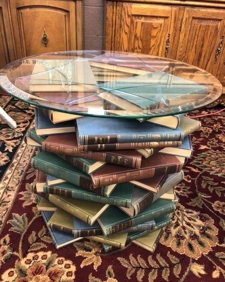 Timeless Elegance with Vintage Book Table