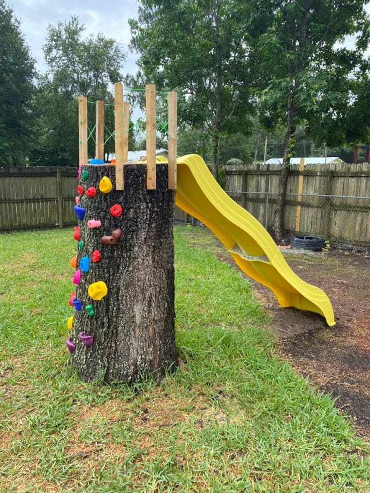 Tree Stump Playset