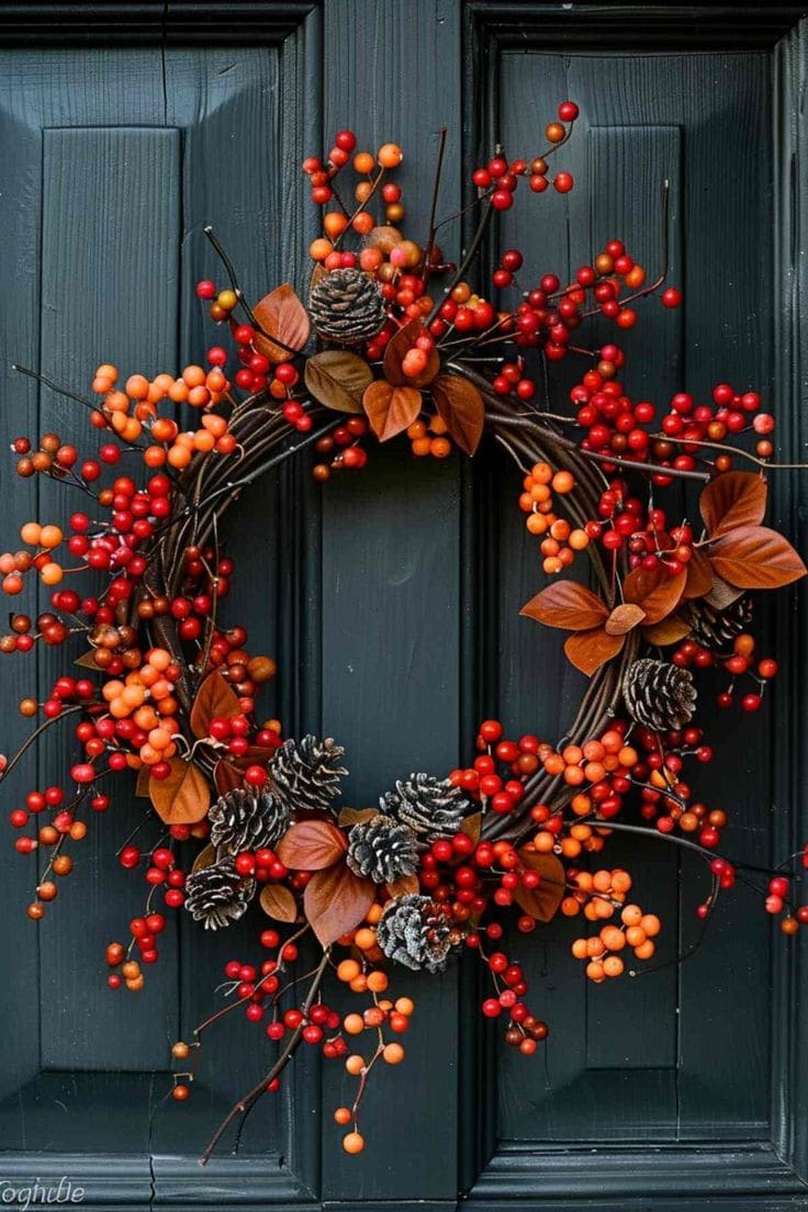 Vibrant Harvest Wreath