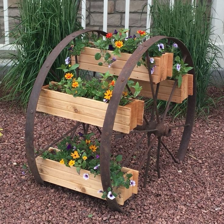 Wheel Unique Planter