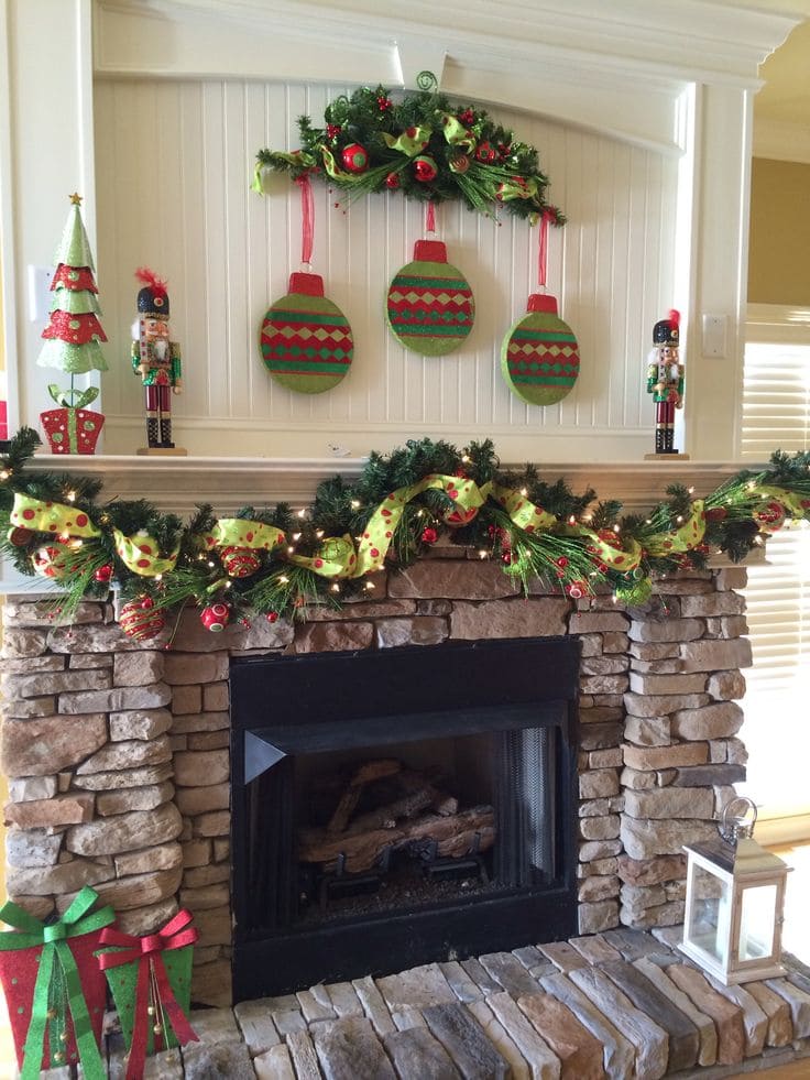 Whimsical Holiday Mantel With Elf Magic