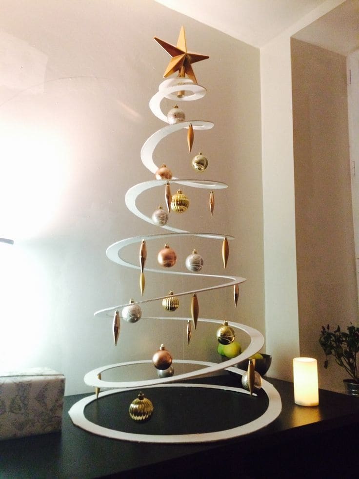 Whimsical Swirl Christmas Tree