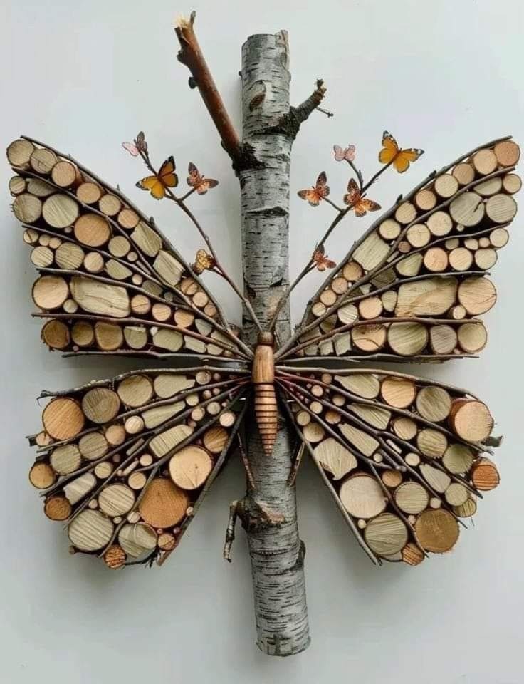 Whimsical Wine Cork Butterfly