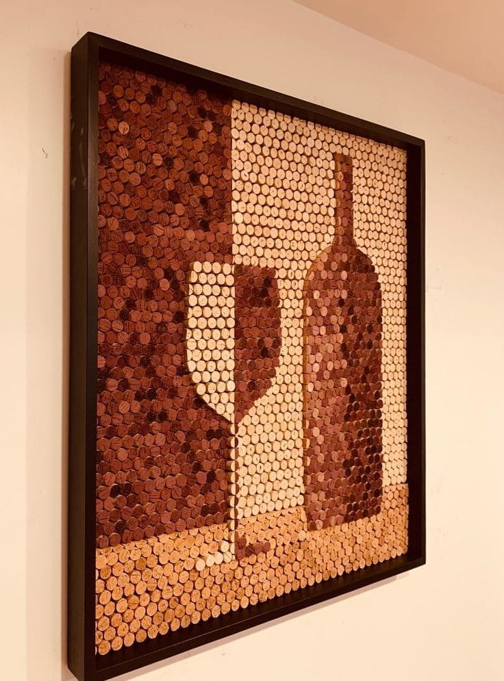 Whimsical Wine Cork Masterpiece