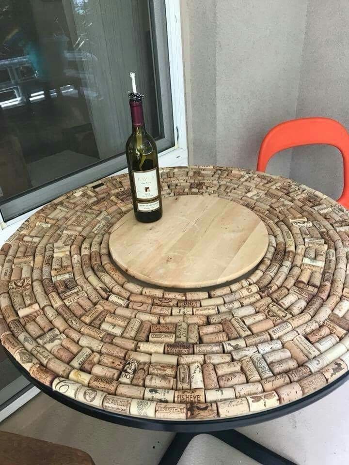 Whimsical Wine Cork Tabletop