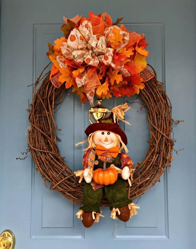 Whimsical Wreath Display