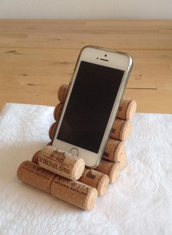 Wine Cork Phone Stand