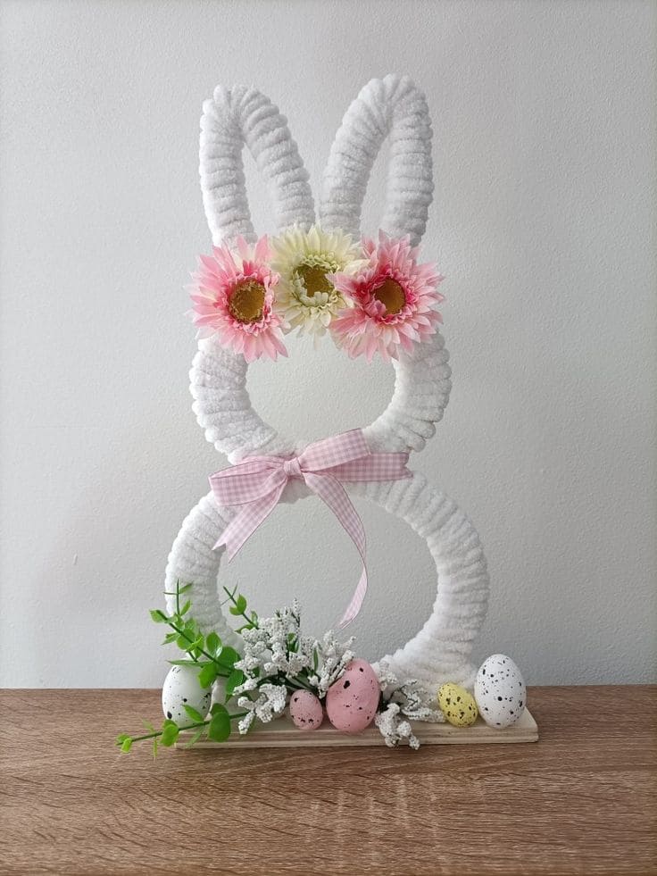 Adorable Bunny Wreath for Easter Joy