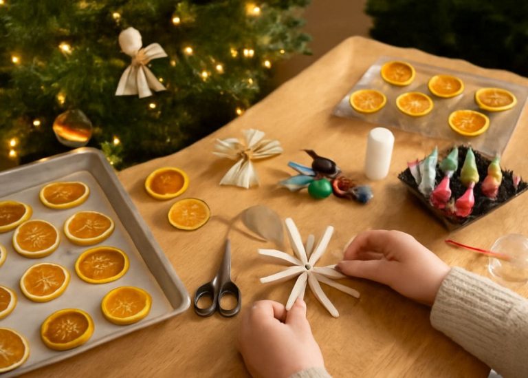 This Year We Make Our Handmade Christmas Ornaments Together