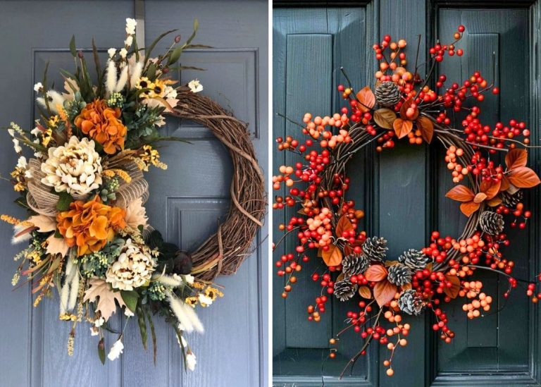 27 Creative DIY Fall Wreath Ideas You’ll Want to Try This Season