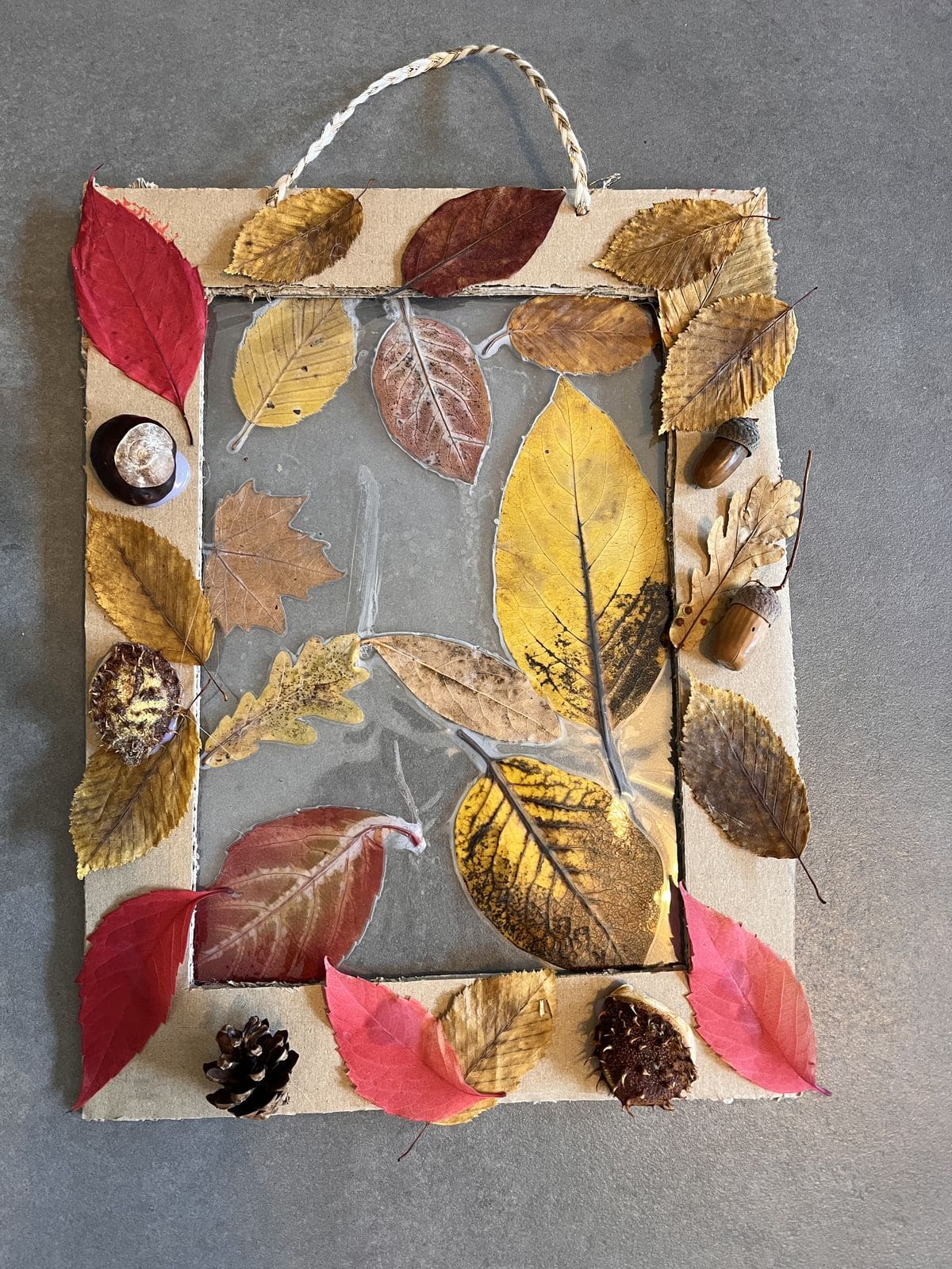 Fall Leaf Nature Suncatcher