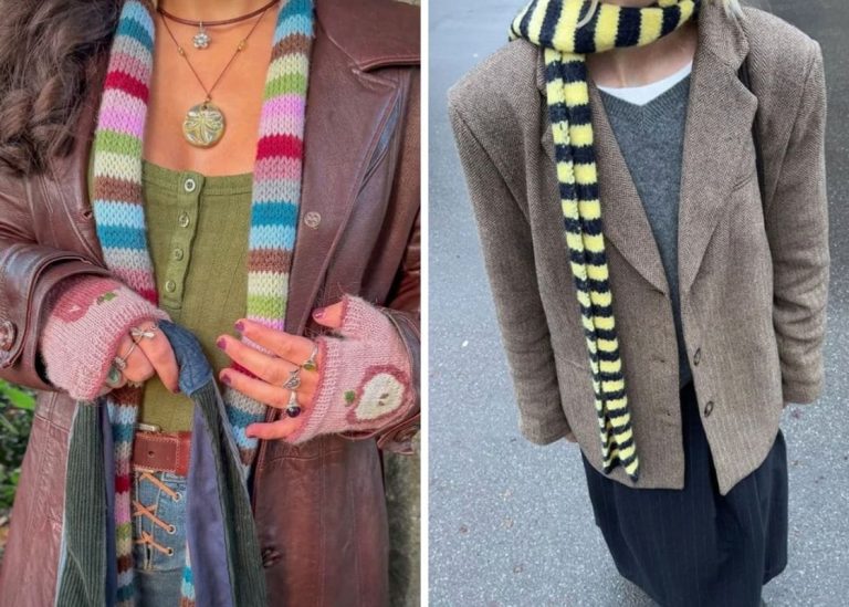 23 Cozy Hand-Knit Striped Scarf Ideas for Beginners