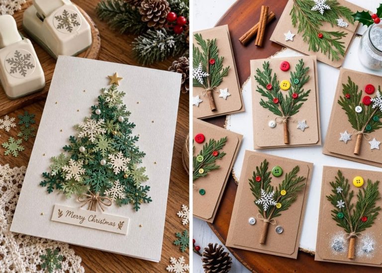 20 Creative DIY Christmas Card Ideas That Are Easy to Make