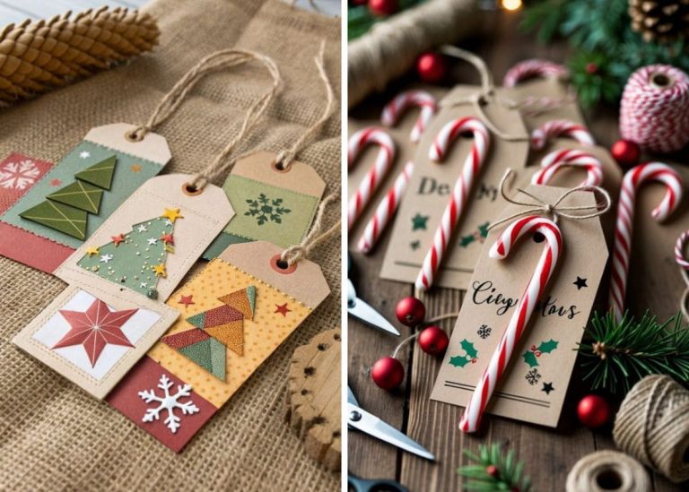 22 Lovely DIY Christmas Gift Tag Ideas to Make Your Presents Extra Special
